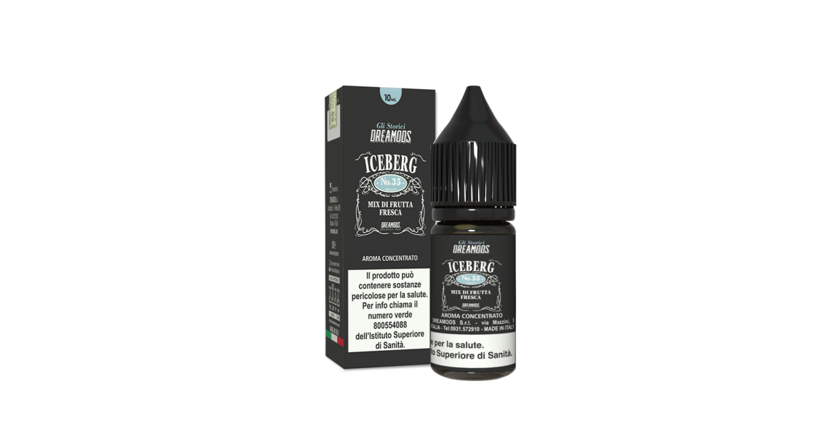 Dreamods Iceberg No.35 Aroma Concentrato 10ml 0mg/ml Dreamods Iceberg No.35 Aroma Concentrato 10ml 0mg/ml