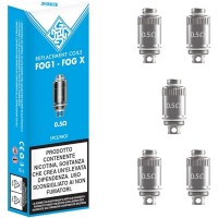 Justfog Testine Coil Compatibili per FOG 1 - FOG X x5 Pezzi