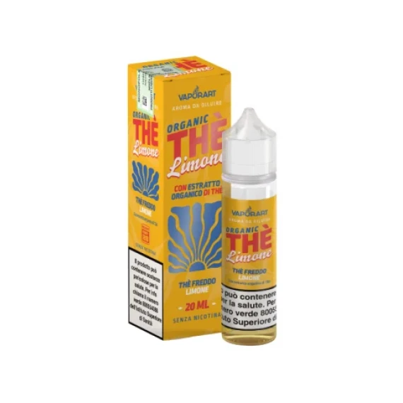 Vaporart Organic Thè Limone Aroma Shot 20 su 60ml 0mg/ml