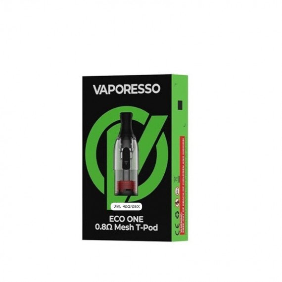Vaporesso Eco One Mesh T-Pod Compatibile Con Filtri 3ml x4 Pezzi