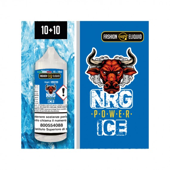 Fashion Vape Nrg Power Ice Aroma Mini Shot 10 su 20ml 0mg/ml