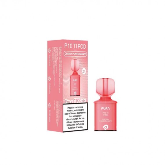 Pura P10 TI Pod Precaricata Cherry Pomegranate Usa e Getta 