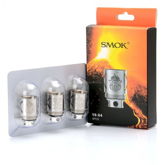 Smok Coil Ricambio TFV8 V8 X4 Quadruple 0.15 Ohm x3 Pezzi