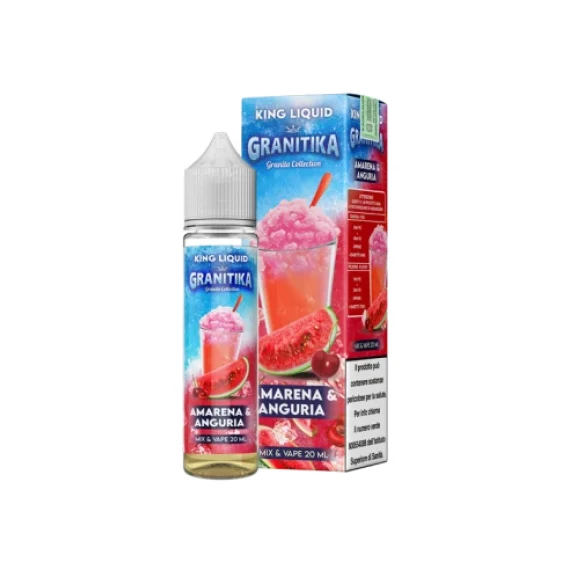 King Liquid Amarena & Anguria Granitika Shot 20 su 60ml 0mg/ml