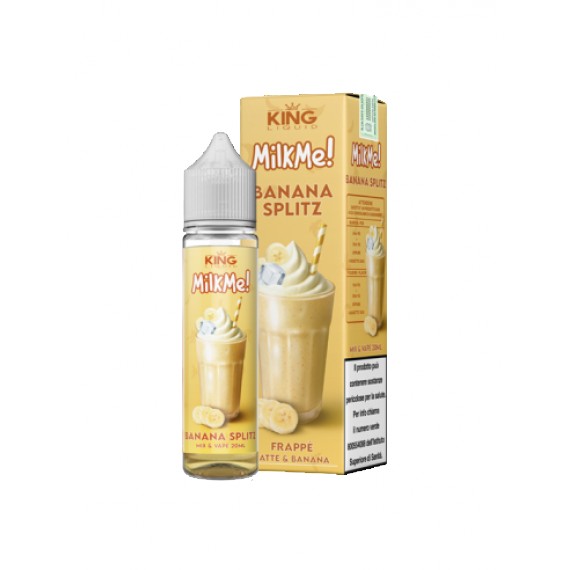King Liquid Banana Splitz Milk Me Shot 20ml 0mg/ml