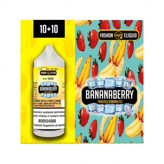 Fashion Vape Bananaberry Aroma Mini Shot 10 su 20ml 0mg/ml