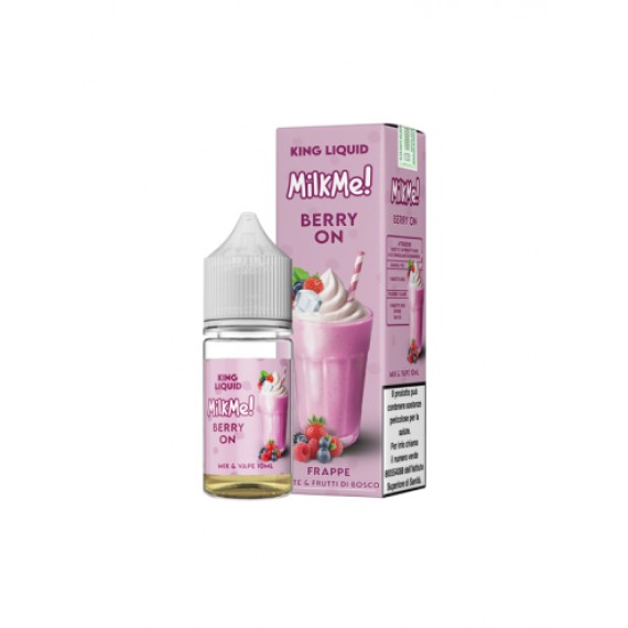King Liquid Berry On Milk Me Mini Shot 10 su 20ml 0mg/ml