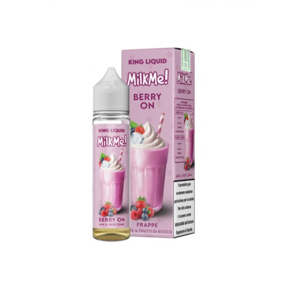 King Liquid Berry On Milk Me Shot 20 su 60ml 0mg/ml