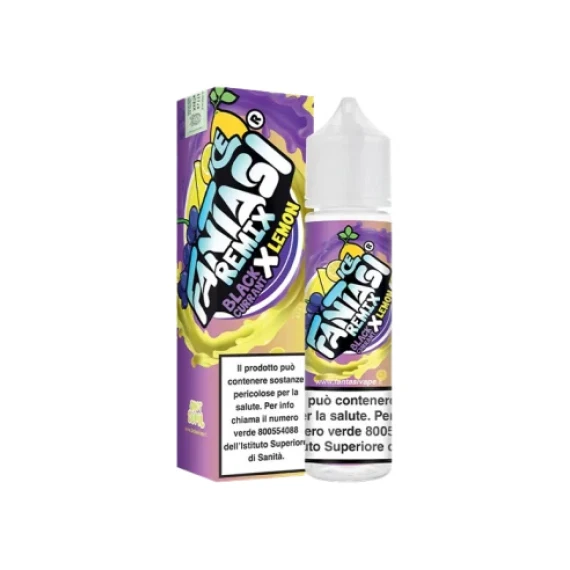 Fantasi Vape Blackcurrant X Lemon Ice Aroma Shot 20ml 0mg/ml