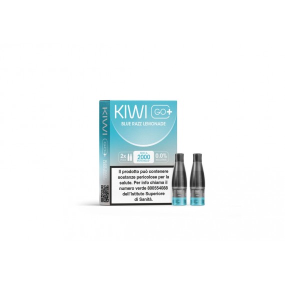 Kiwi Go PLUS Pod Precaricate Blue Razz Lemonade x2 Pezzi