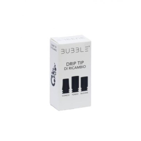Vaporart Drip Tip Nero Per Bubble x3 Pezzi