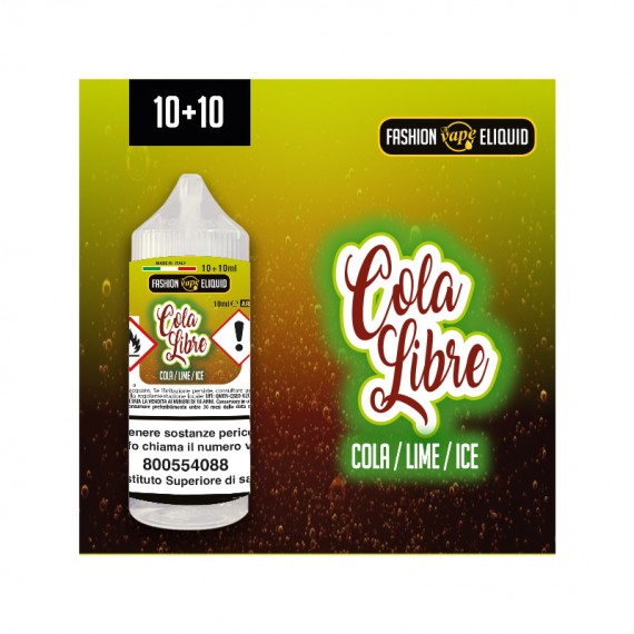 Fashion Vape Cola Libre Aroma Mini Shot 10 su 20ml 0mg/ml