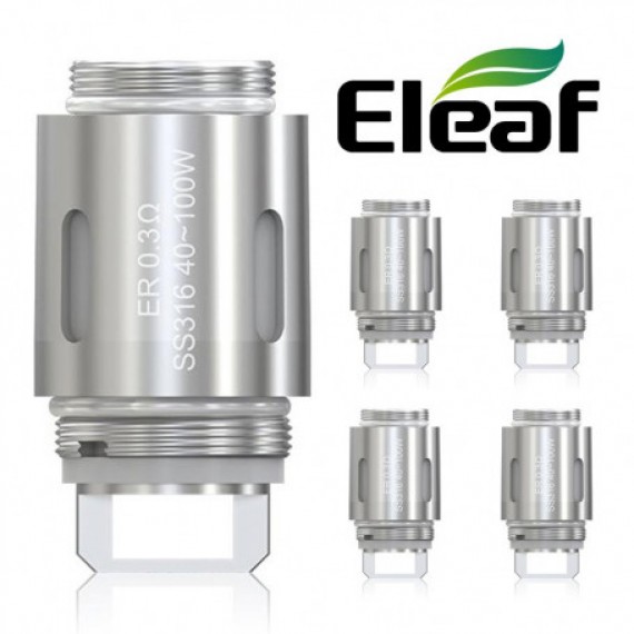 Eleaf Testine Coil di Ricambio ER 0.3 Ohm x5 Pezzi