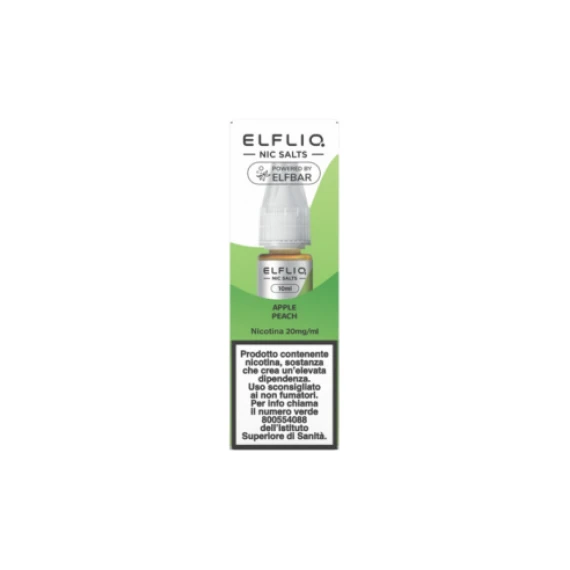 Elfliq Apple Peach Liquido Pronto 10ml Nic Salt