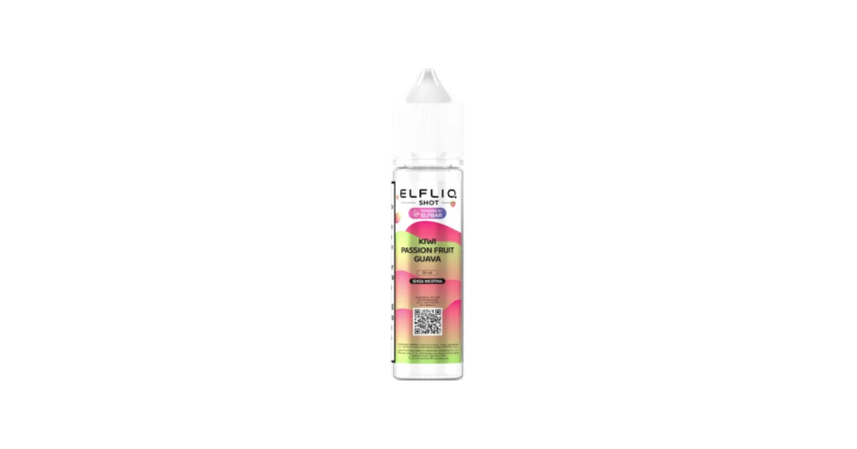 Elfbar Elfliq Kiwi Passion fruit Guava Shot 20 ml 0mg/ml