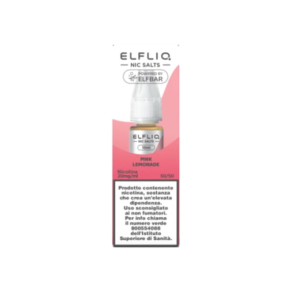 Elfliq Pink Lemonade Liquido Pronto 10ml Nic Salt