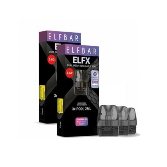 Elfbar ElfX Pod Cartuccia Ricambio 2ml x3 Pezzi