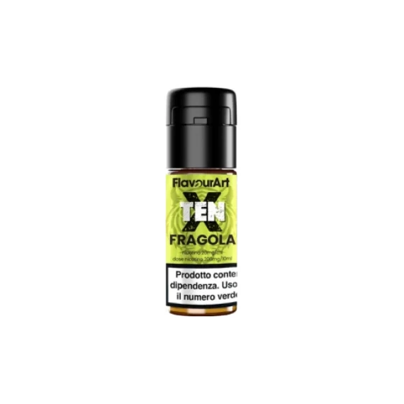 Flavourart Fragola Ten-X Liquido Pronto Nic Salt 10ml
