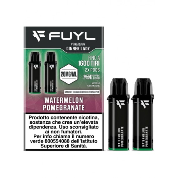 Fuyl Watermelon Pomegranade x2 Pezzi Pod Usa e Getta