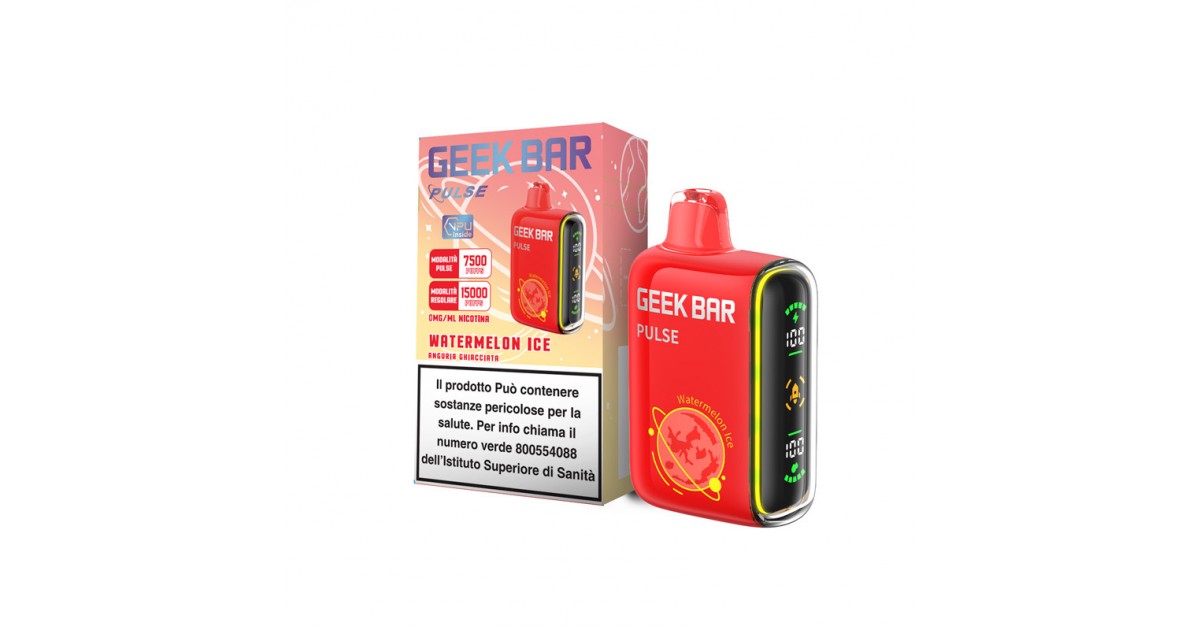 Geek Bar Vape Strawberry Watermelon Watermelon Ice Geek Bar Pulse X 25k
