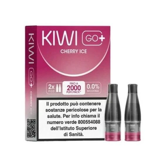 Kiwi Go PLUS Pod Precaricate Cherry Ice x2 Pezzi