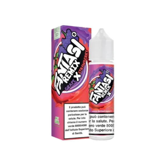 Fantasi Vape Grape X Strawberry Aroma Shot 20ml 0mg/ml