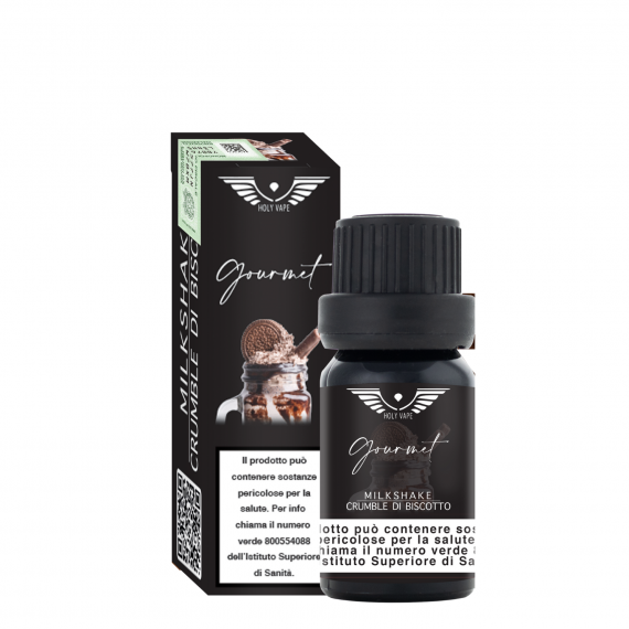 Holy Vape Milkshake Crumble Di Biscotto Aroma Concentrato 10ml 0mg/ml