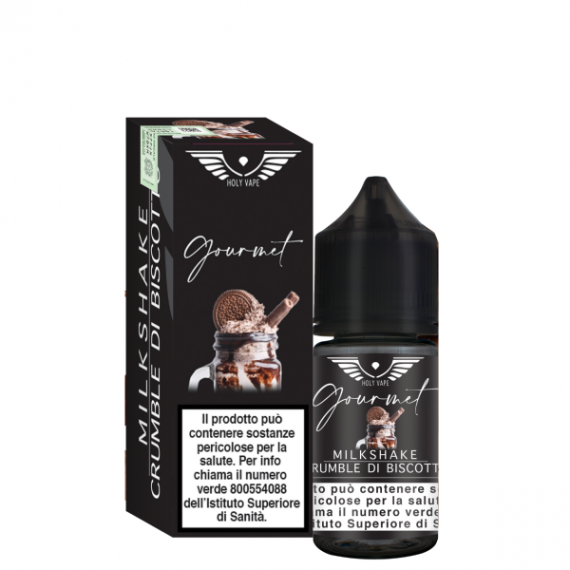Holy Vape Milkshake Crumble Di Biscotto Gourmet Mini Shot 10 su 30ml 0mg/ml