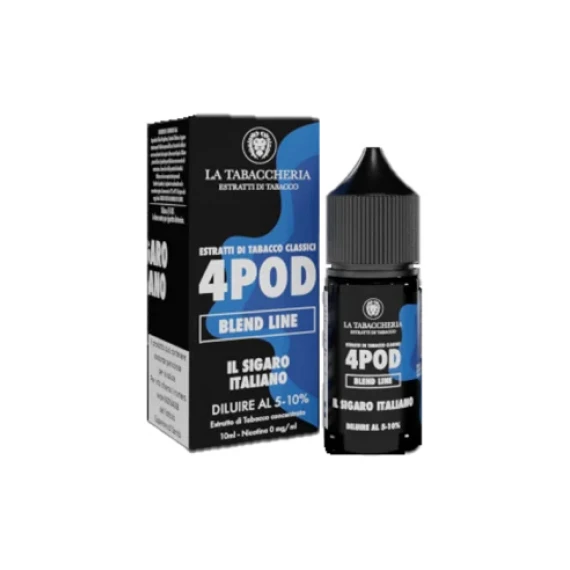 La Tabaccheria 4pod Il Sigaro Italiano Blend Line Aroma Concentrato 0mg/ml