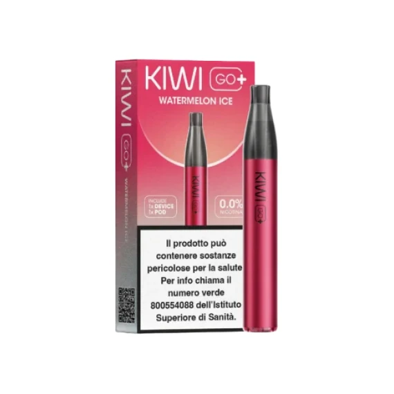 Kiwi Go PLUS Starter Kit + Pod Precaricata Watermelon Ice 0mg/ml Usa e Getta