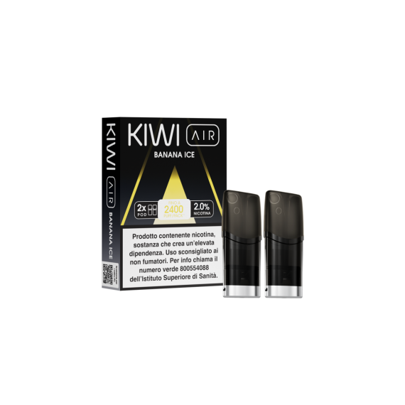 Kiwi AIR Pod Precaricate Banana Ice x2 Pezzi