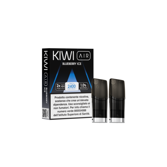 Kiwi AIR Pod Precaricate Blueberry Ice x2 Pezzi