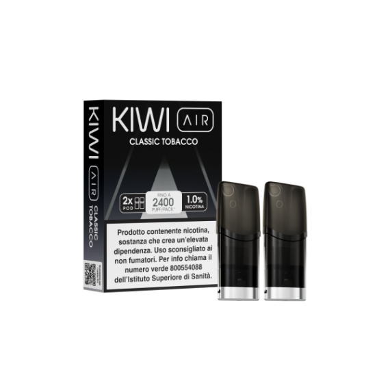 Kiwi AIR Pod Precaricate Classic Tobacco x2 Pezzi