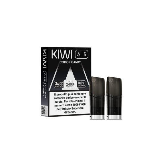 Kiwi AIR Pod Precaricate Cotton Candy x2 Pezzi