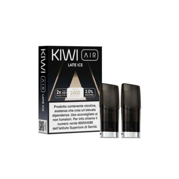 Kiwi AIR Pod Precaricate Latte Ice x2 Pezzi