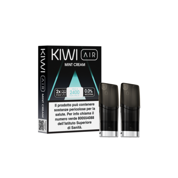 Kiwi AIR Pod Precaricate Mint Cream x2 Pezzi