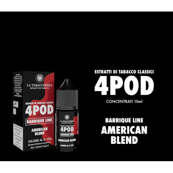 La Tabaccheria 4pod American Blend Barrique Line Aroma Concentrato 0mg/ml