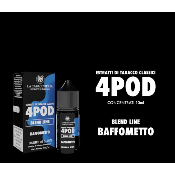 La Tabaccheria 4pod Baffometto Blend Line Aroma Concentrato 0mg/ml