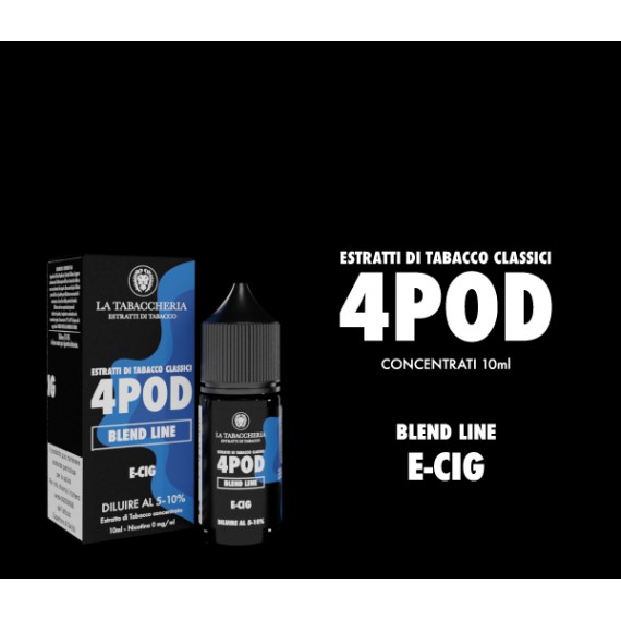 La Tabaccheria 4pod E-Cig Blend Line Aroma Concentrato 0mg/ml