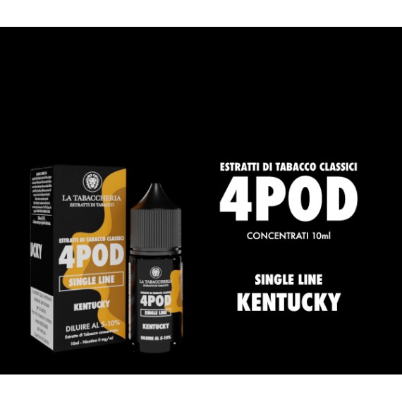 La Tabaccheria 4pod Kentucky Single Line Aroma Concentrato 0mg/ml