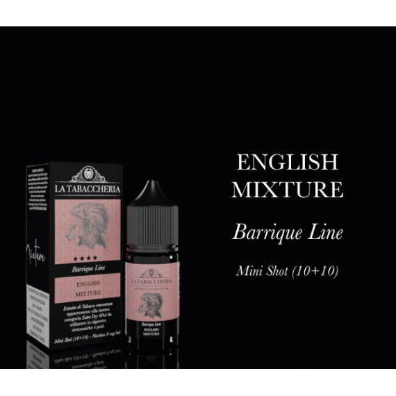 La Tabaccheria English Mixture Extra Dry 4Pod Mini Shot 10 su 20ml 0mg/ml