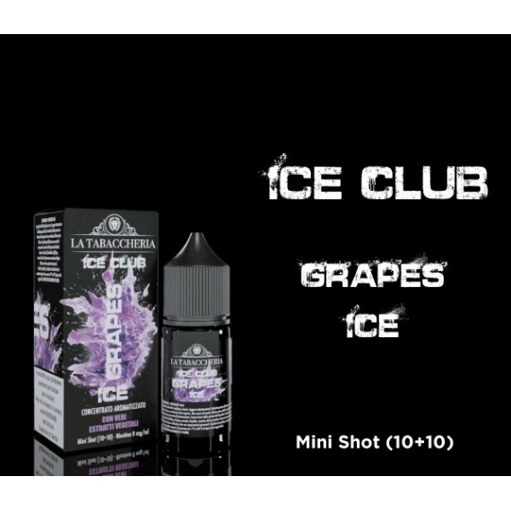 La Tabaccheria Grapes Ice Club Mini Shot 10 su 20ml 0mg/ml
