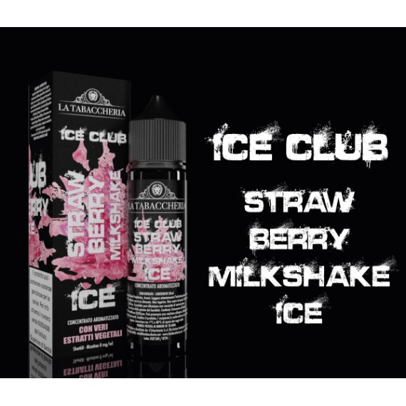 La Tabaccheria Strawberry Milkshake Ice Club Shot 20ml 0mg/ml