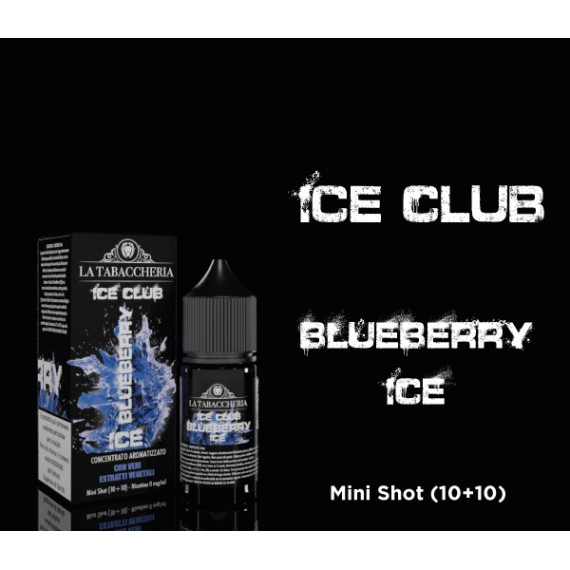 La Tabaccheria Blueberry Ice Club Mini Shot 10 su 20ml 0mg/ml