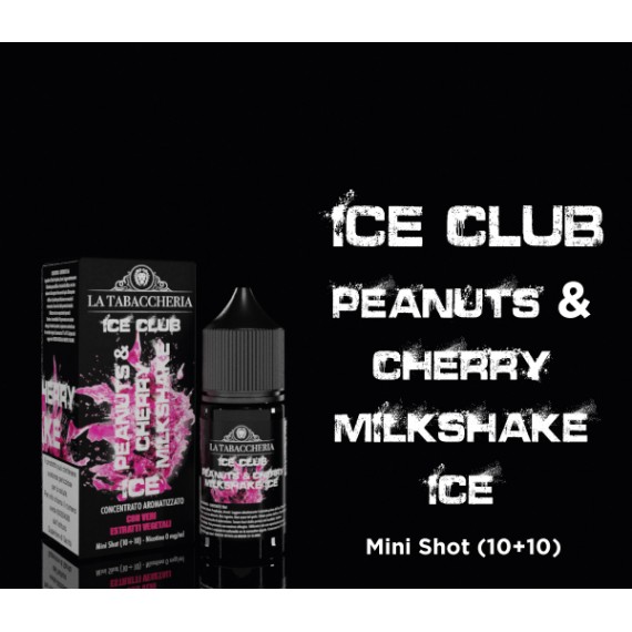 La Tabaccheria Peanuts & Cherry Milkshake Ice Club Mini Shot 10 su 20ml 0mg/ml