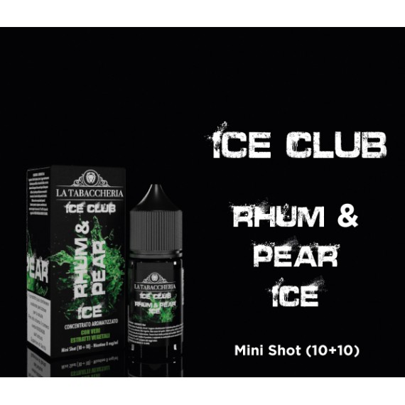 La Tabaccheria Rhum & Pear Ice Club Mini Shot 10 su 20ml 0mg/ml