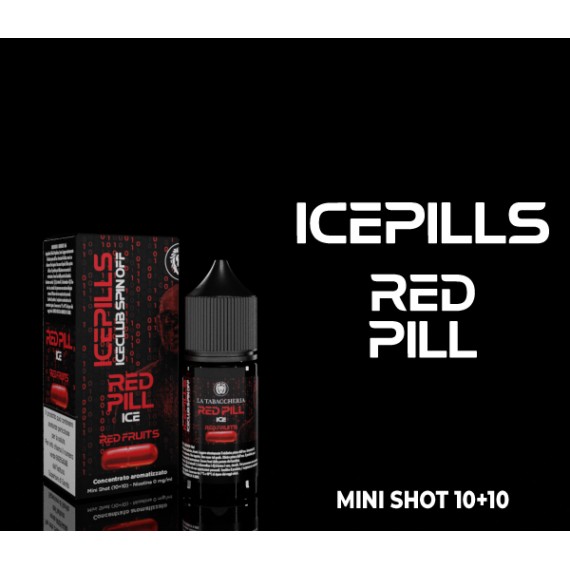 La Tabaccheria Red Pill Ice Pills Mini Shot 10 su 20ml 0mg/ml