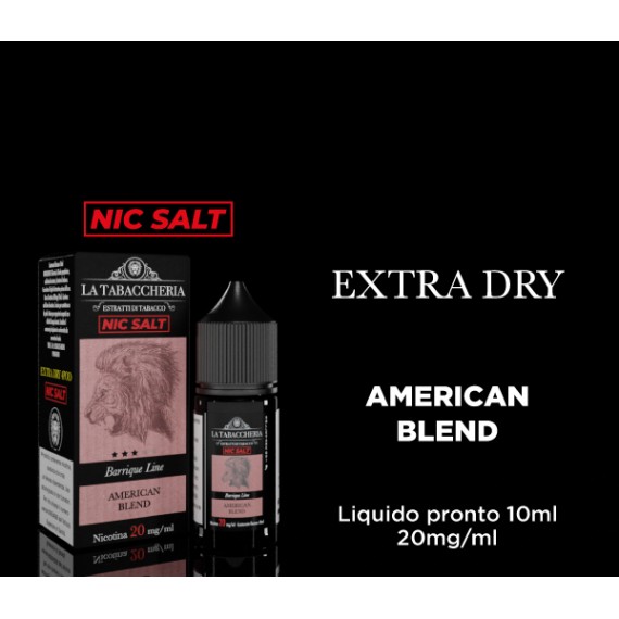 La Tabaccheria American Blend Nic Salt Liquido Pronto 10ml