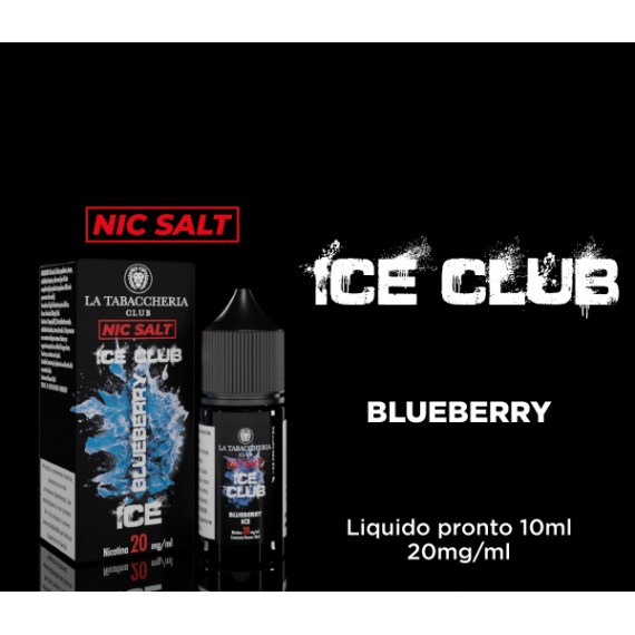 La Tabaccheria Blueberry Ice Club Liquido Pronto 10ml