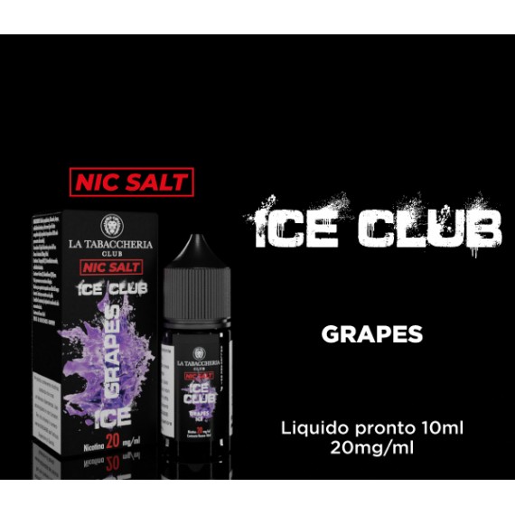 La Tabaccheria Grapes Ice Club Liquido Pronto 10ml